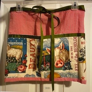 Handmade country apron
